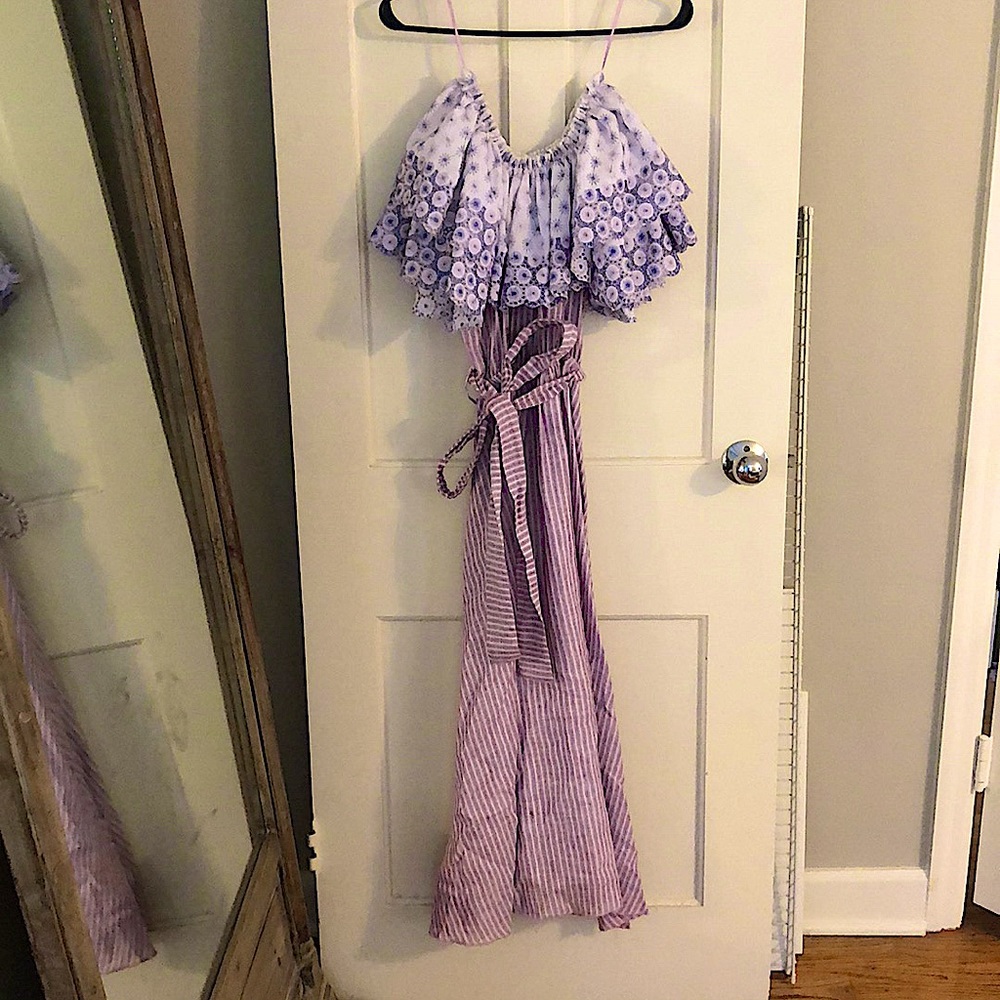 Gül Hurgel OTS linen midi